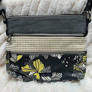 EUC Sakroots Basic Crossbody Yellow Flower Blossom